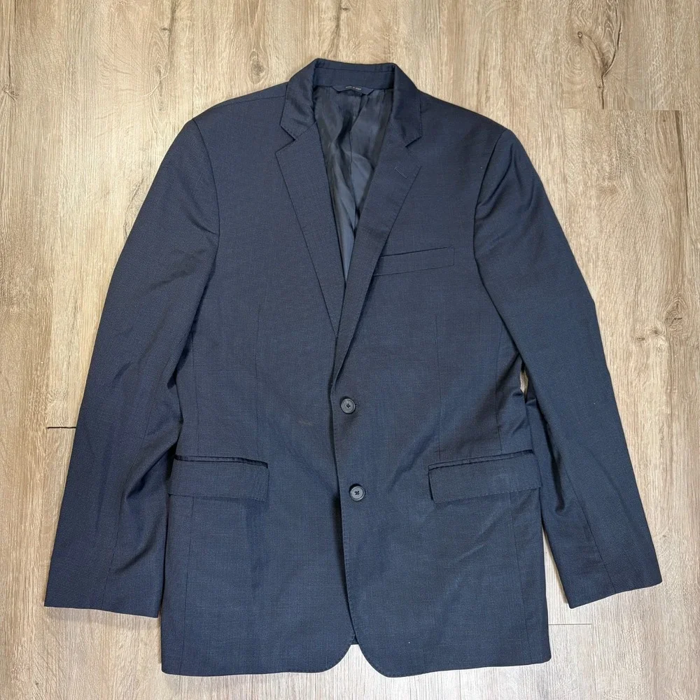 Brooks Brothers 1818 Regent Mens Suit Pants 40R W34 Navy Wool Reda Made in Italy